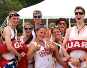 Camp Crosley YMCA lifeguards