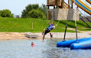 Camp Crosley YMCA Whoa Zone swing