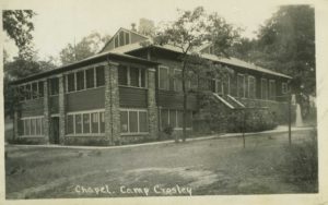 Camp Crosley Centennial Chapel with screened porches