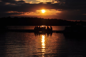 Camp Crosley YMCA Sunset on Lake Little Tippecanoe (Little Tippy)