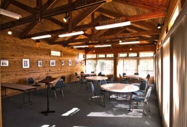 Image of the Interior of the Lakeview conference center.
