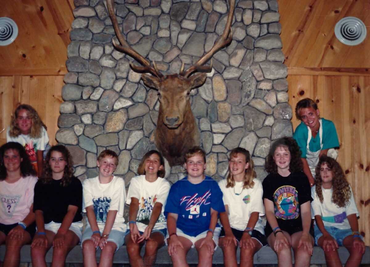 Old photo of Priscilla and Amy's Campers.